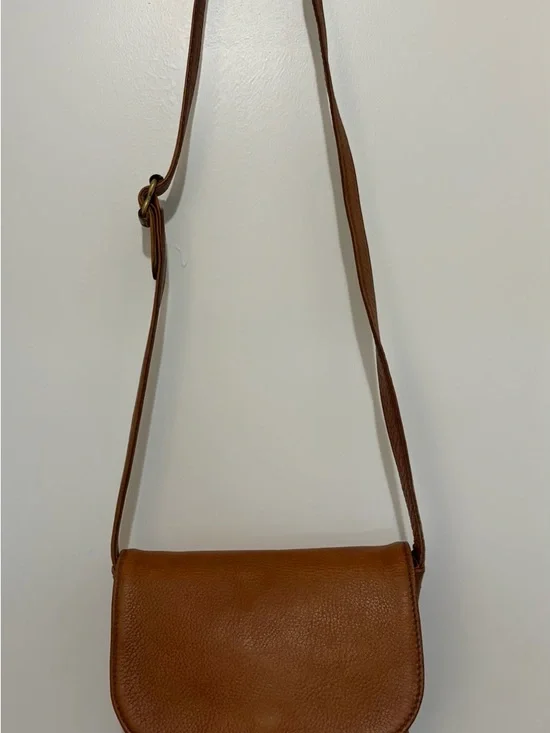 Vintage Coach Sonoma Flap Bag (#4919) Brown Leather Crossbody Bag - Picture 7 of 9